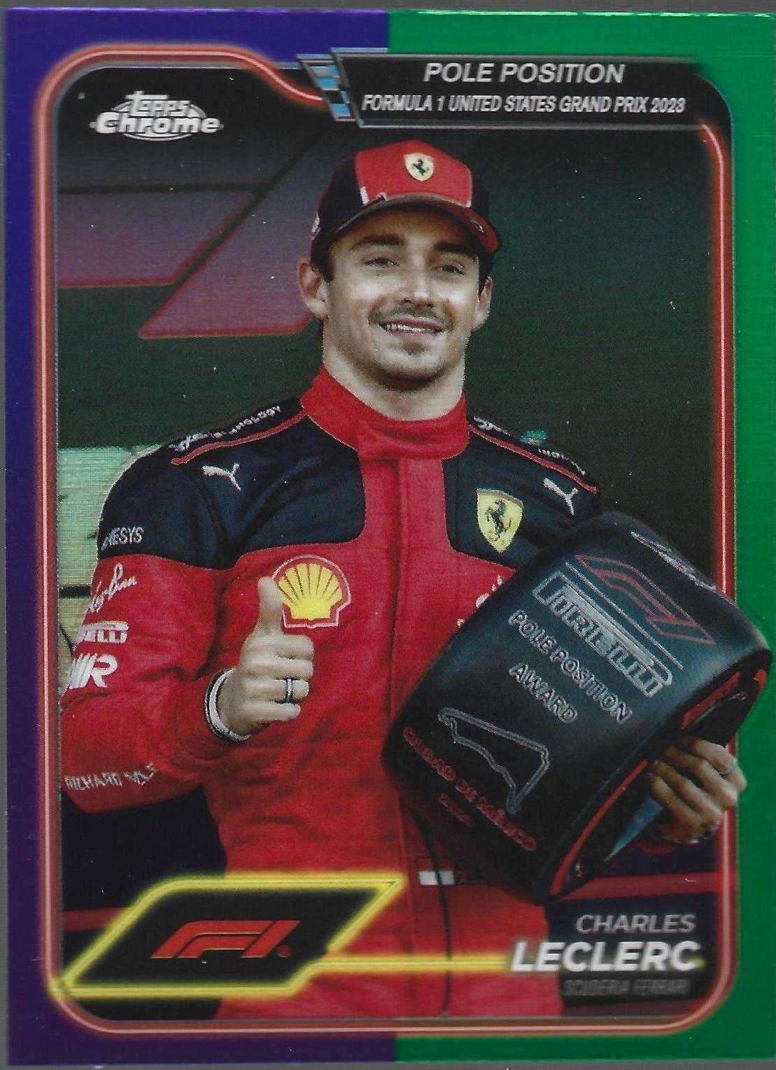 Charles Leclerc [Purple Green Refractor] #155