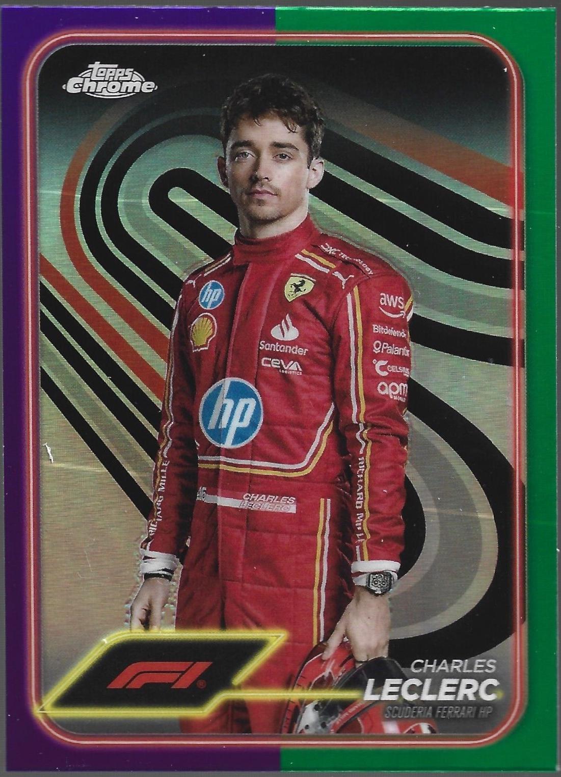 Charles Leclerc [Purple Green Refractor] #3