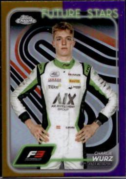 Charlie Wurz [Gold Purple Refractor] #58