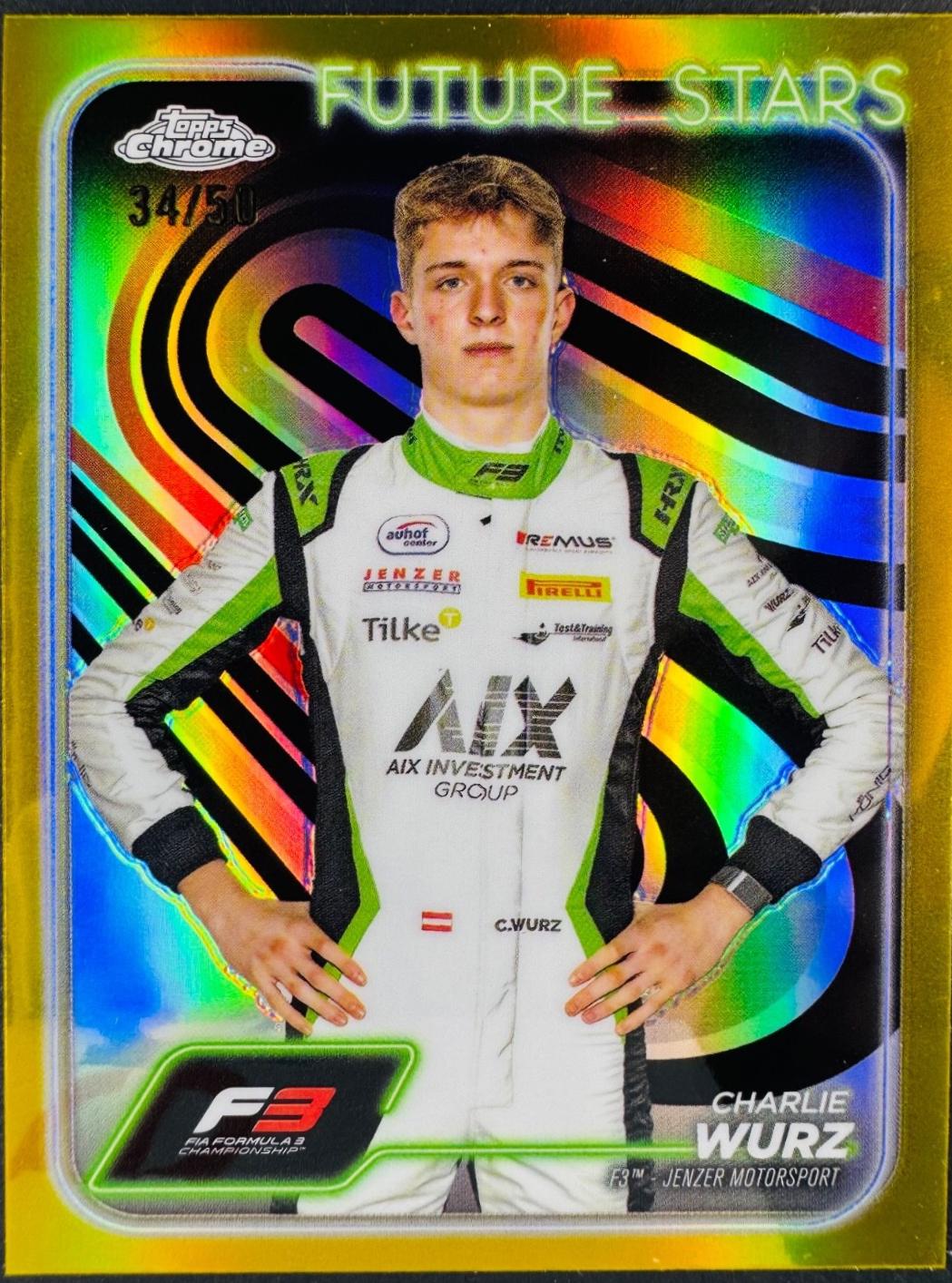 Charlie Wurz [Gold Refractor] #58