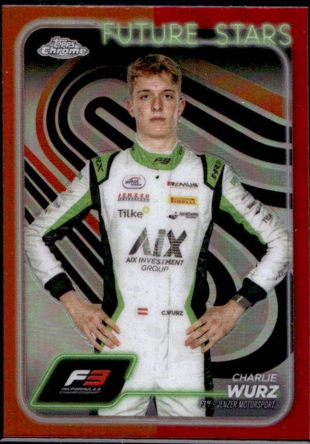 Charlie Wurz [Orange Red Refractor] #58