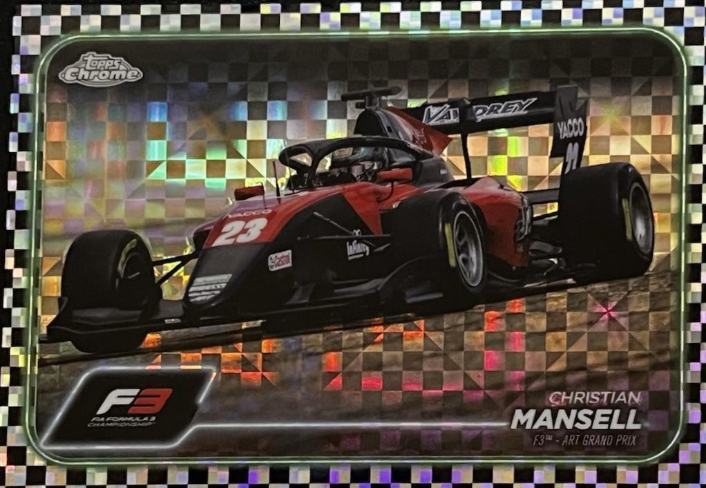 Christian Mansell [Checker Flag Refractor] #136