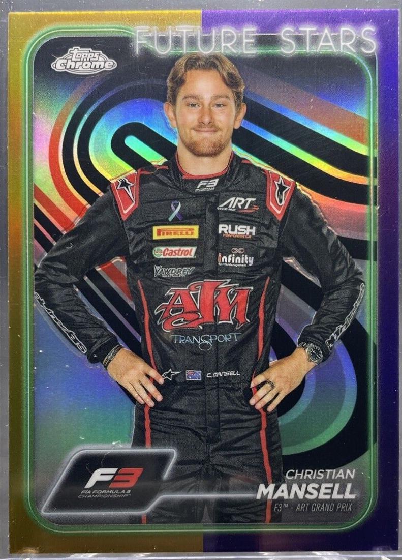Christian Mansell [Gold Purple Refractor] #64