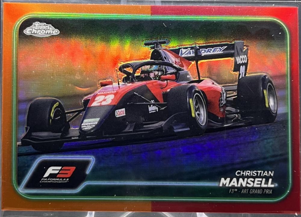 Christian Mansell [Orange Red Refractor] #136
