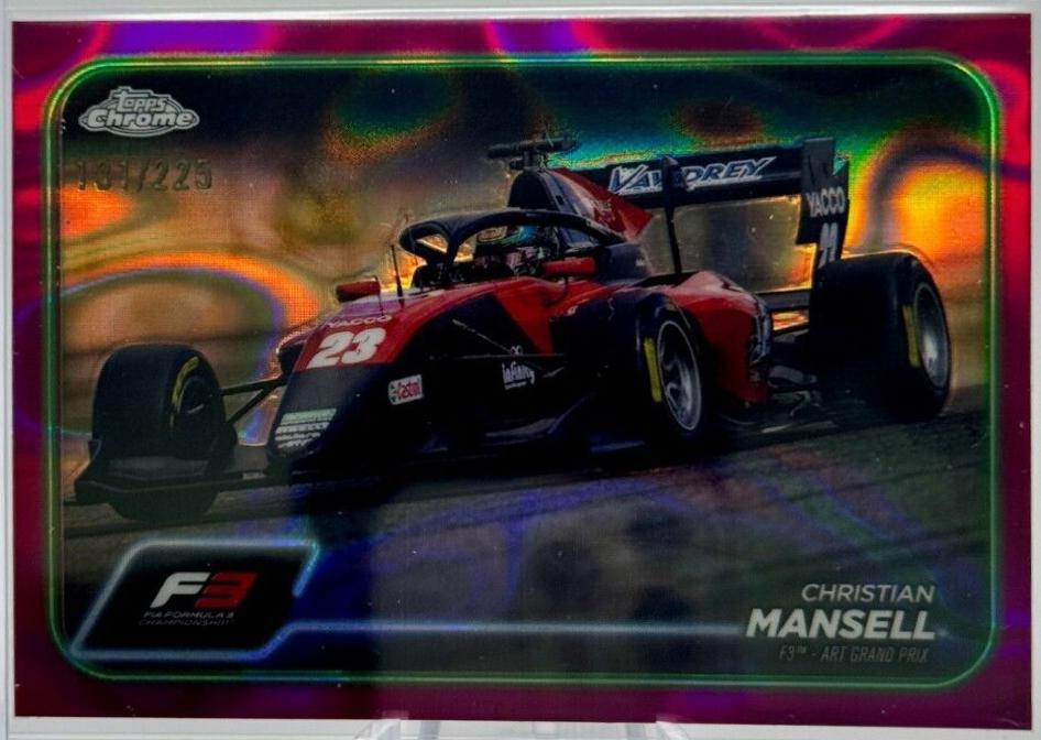 Christian Mansell [Purple Green Refractor] #136