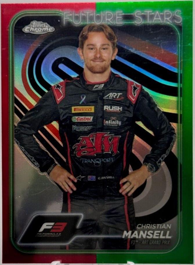Christian Mansell [Red Green Refractor] #64