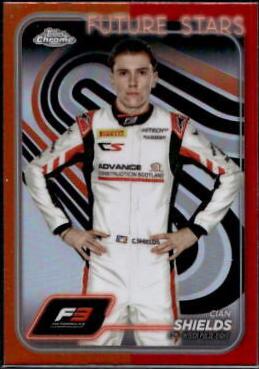 Cian Shields [Orange Red Refractor] #57