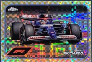 Daniel Ricciardo [Checker Flag Gold Refractor] #90