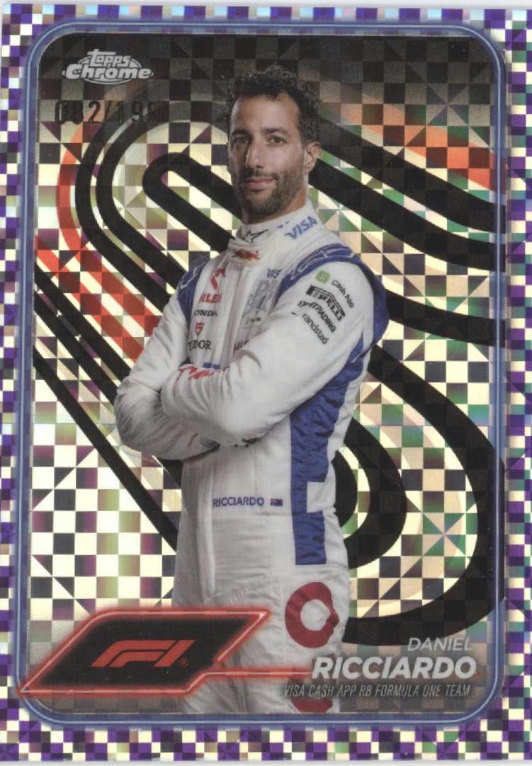 Daniel Ricciardo [Checker Flag Purple Refractor] #18