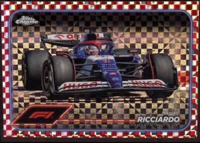 Daniel Ricciardo [Checker Flag Red Refractor] #90