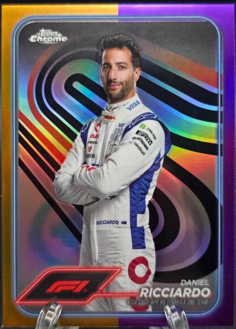 Daniel Ricciardo [Gold Purple Refractor] #18