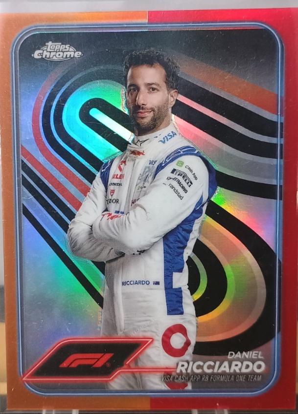 Daniel Ricciardo [Orange Red Refractor] #18