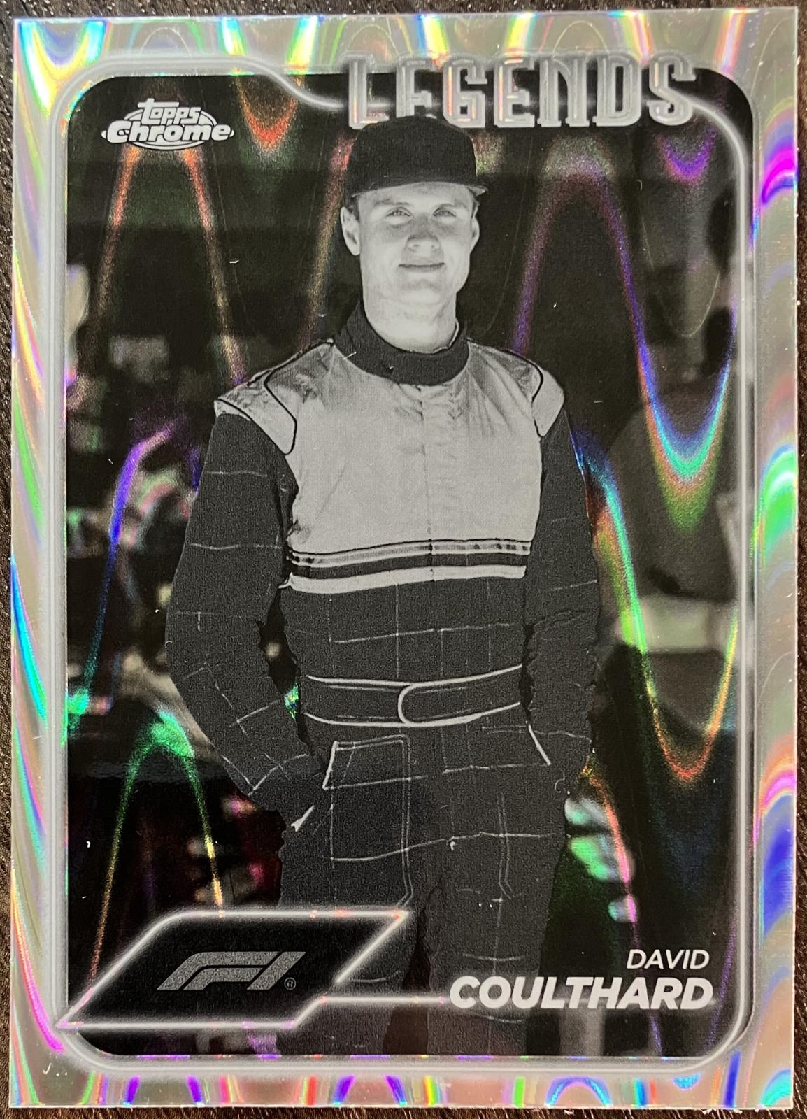 David Coulthard [Black White RayWave Refractor] #191