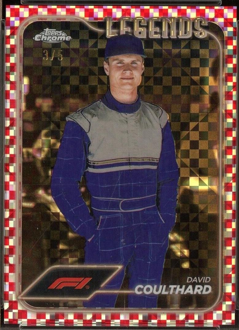 David Coulthard [Checker Flag Red Refractor] #191