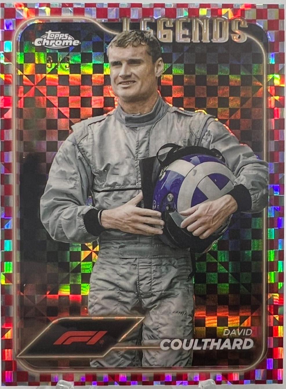 David Coulthard [Checker Flag Red Refractor] #196