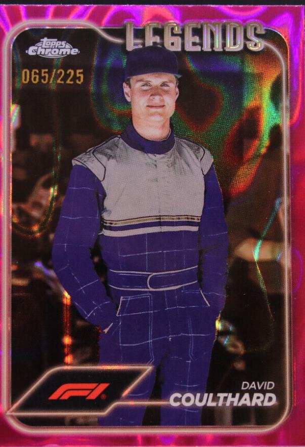 David Coulthard [Fuchsia Lava Refractor] #191