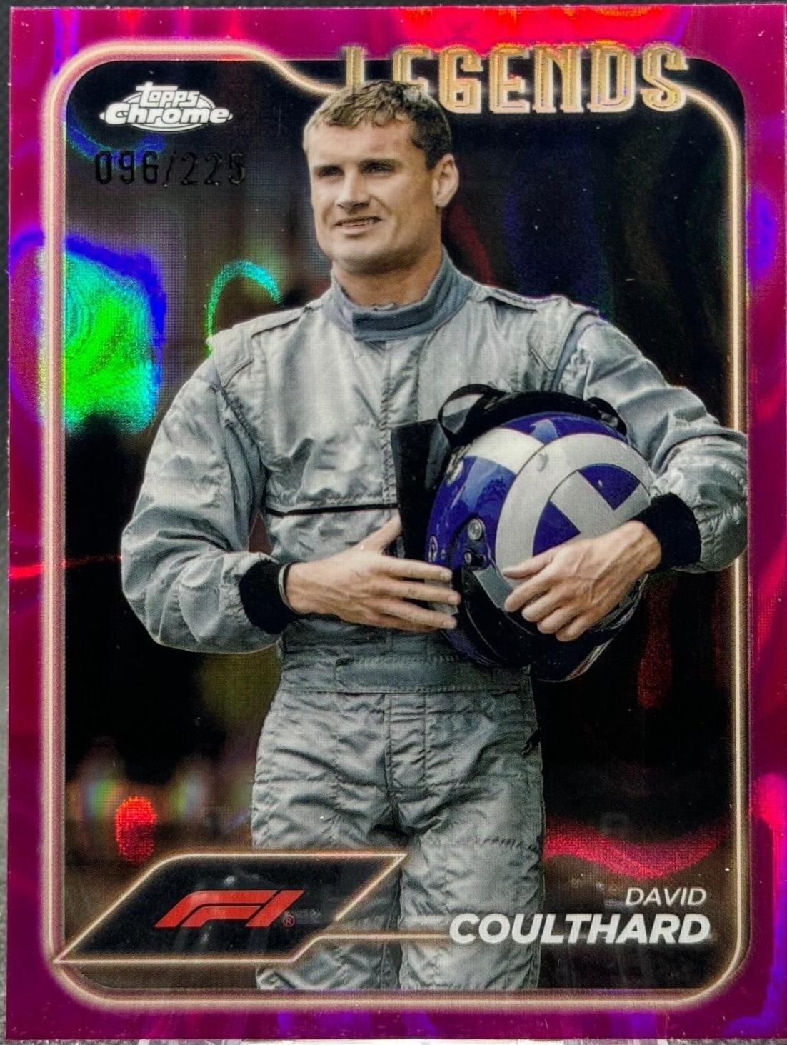 David Coulthard [Fuchsia Lava Refractor] #196