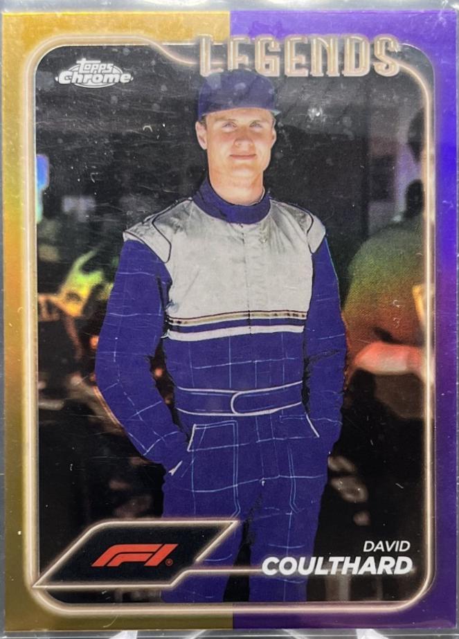 David Coulthard [Gold Purple Refractor] #191