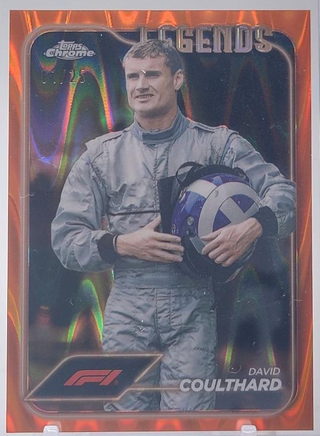 David Coulthard [Orange RayWave Refractor] #196