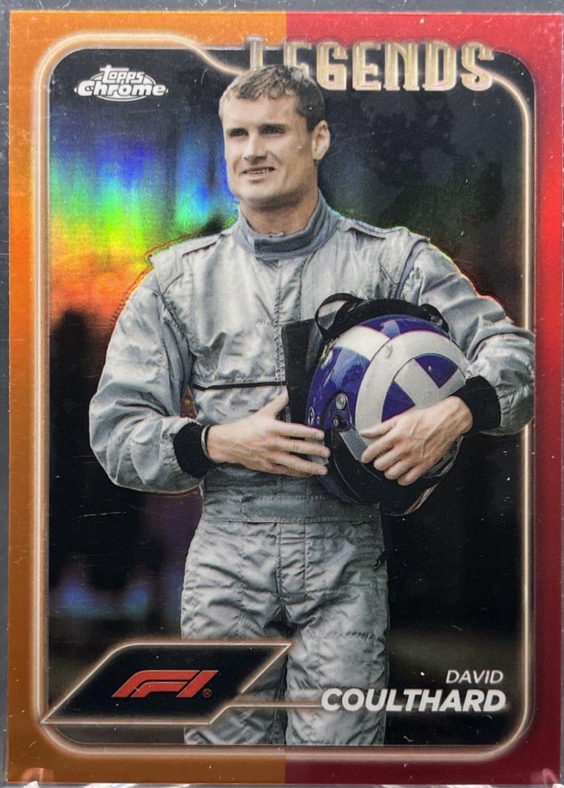 David Coulthard [Orange Red Refractor] #196