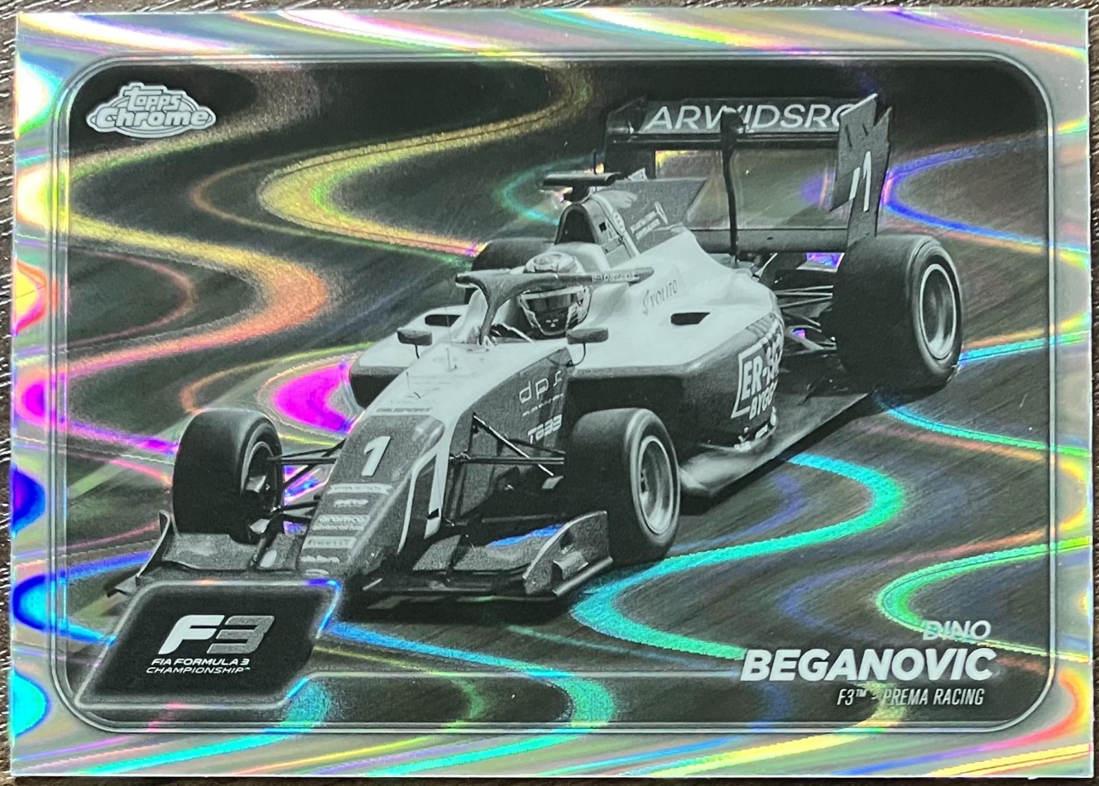 Dino Beganovic [Black White RayWave Refractor] #115