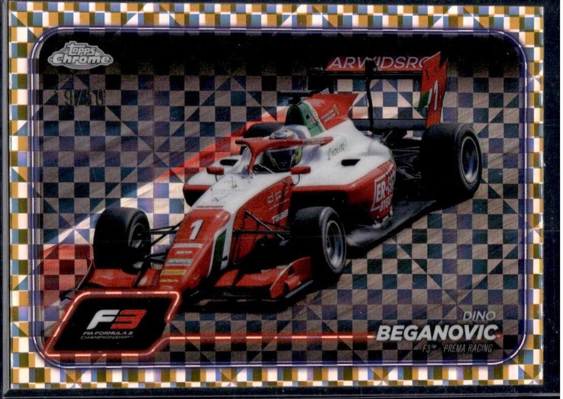 Dino Beganovic [Checker Flag Gold Refractor] #115