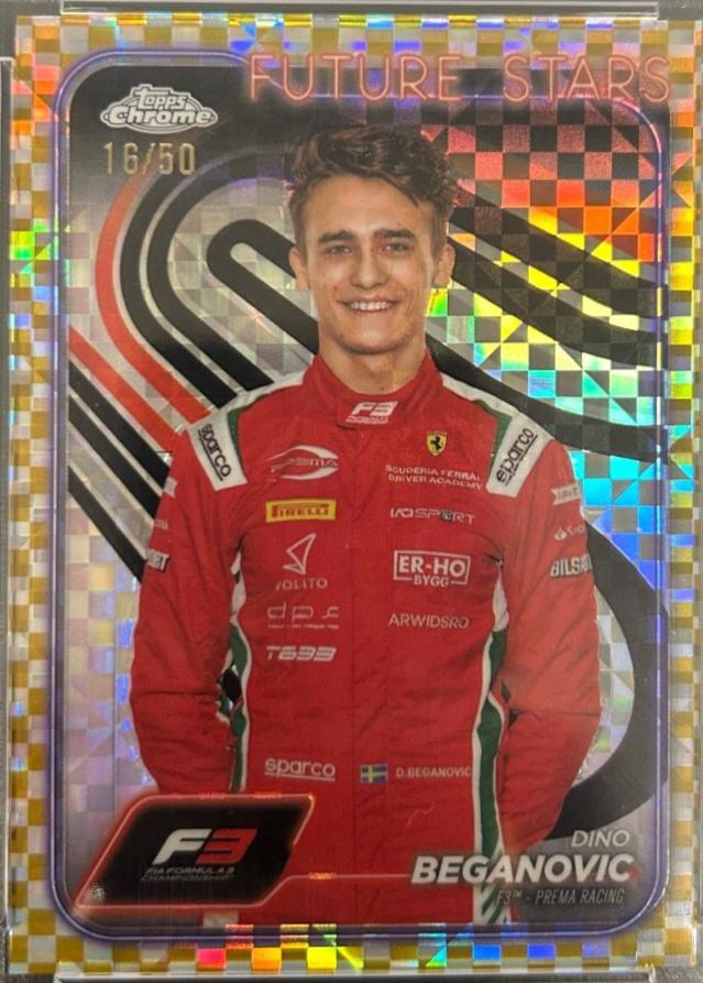 Dino Beganovic [Checker Flag Gold Refractor] #43