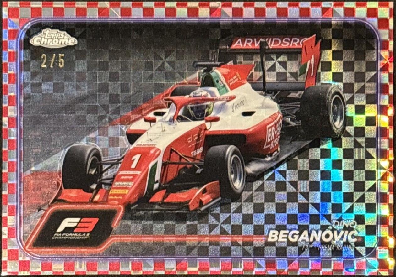 Dino Beganovic [Checker Flag Red Refractor] #115