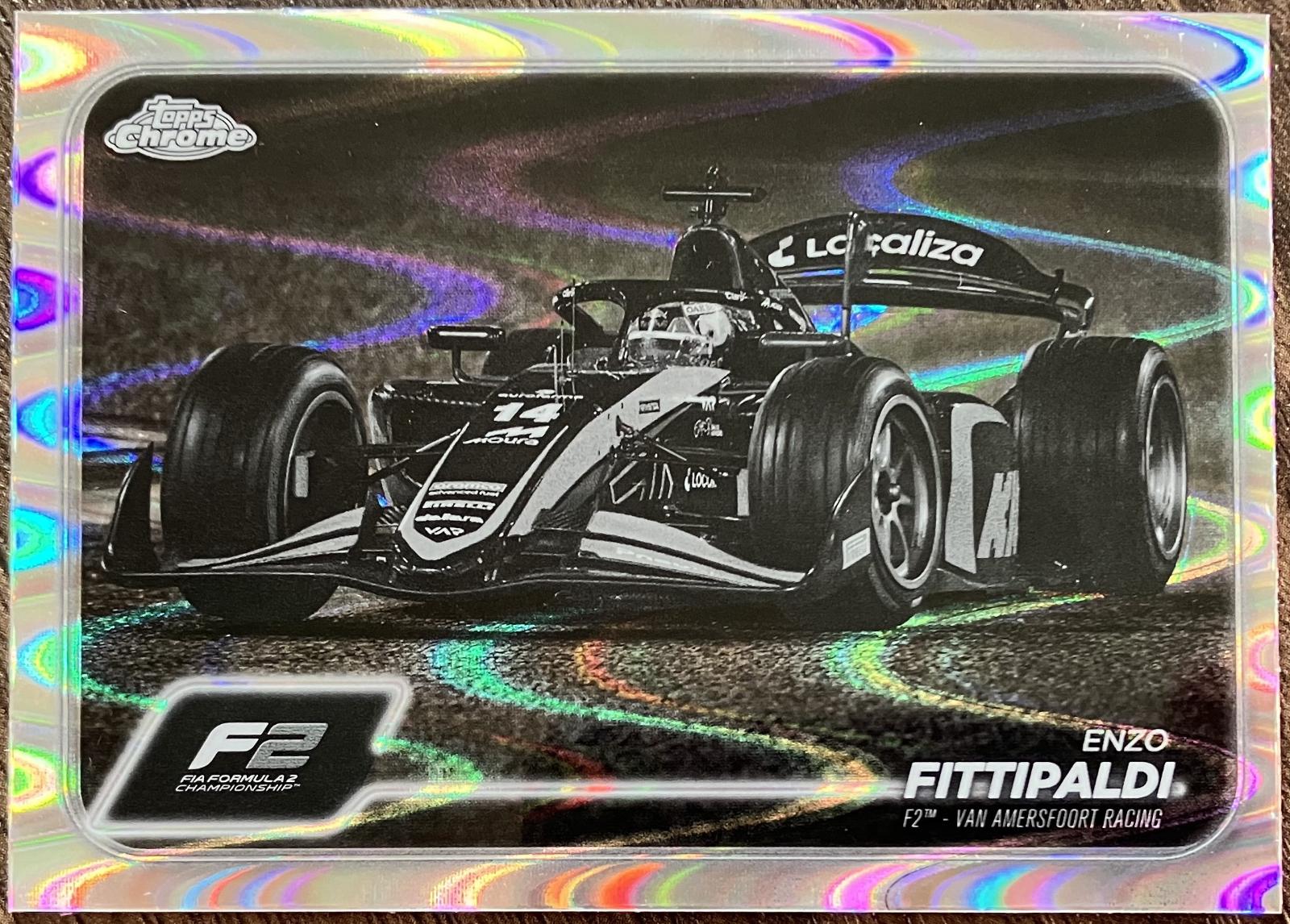 Enzo Fittipaldi [Black White RayWave Refractor] #111