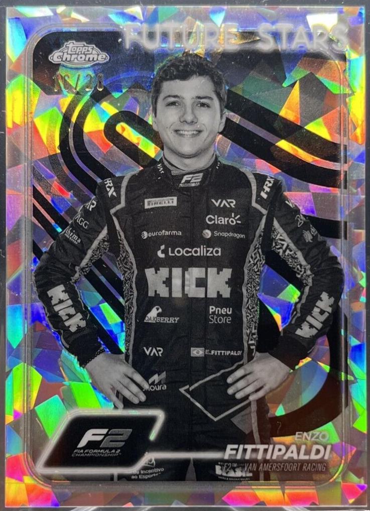 Enzo Fittipaldi [Black White RayWave Refractor] #39