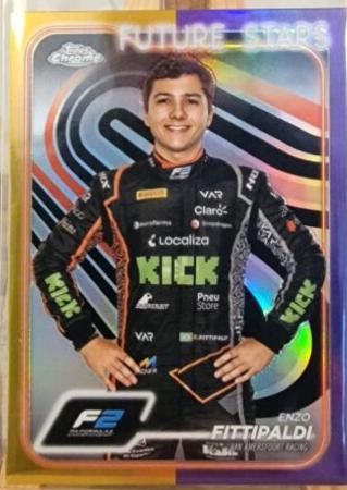 Enzo Fittipaldi [Gold Purple Refractor] #39