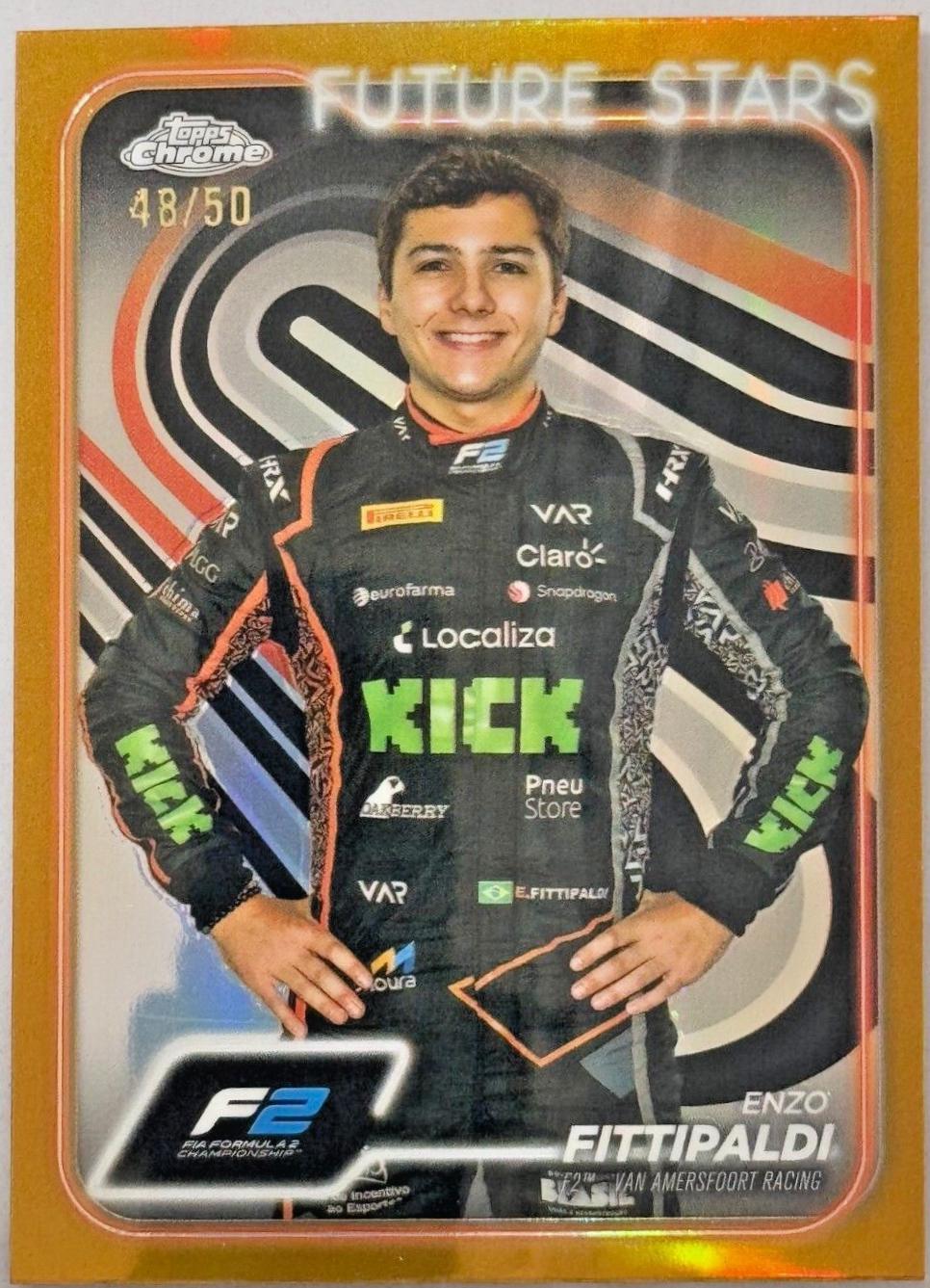 Enzo Fittipaldi [Gold Refractor] #39
