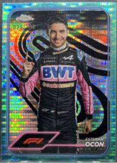Esteban Ocon [Aqua Sonar Refractor] #9