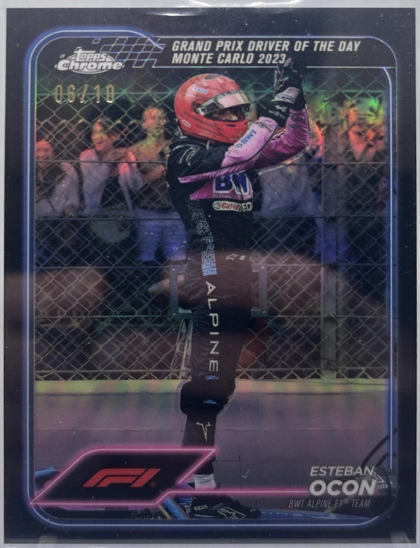Esteban Ocon [Black Refractor] #164