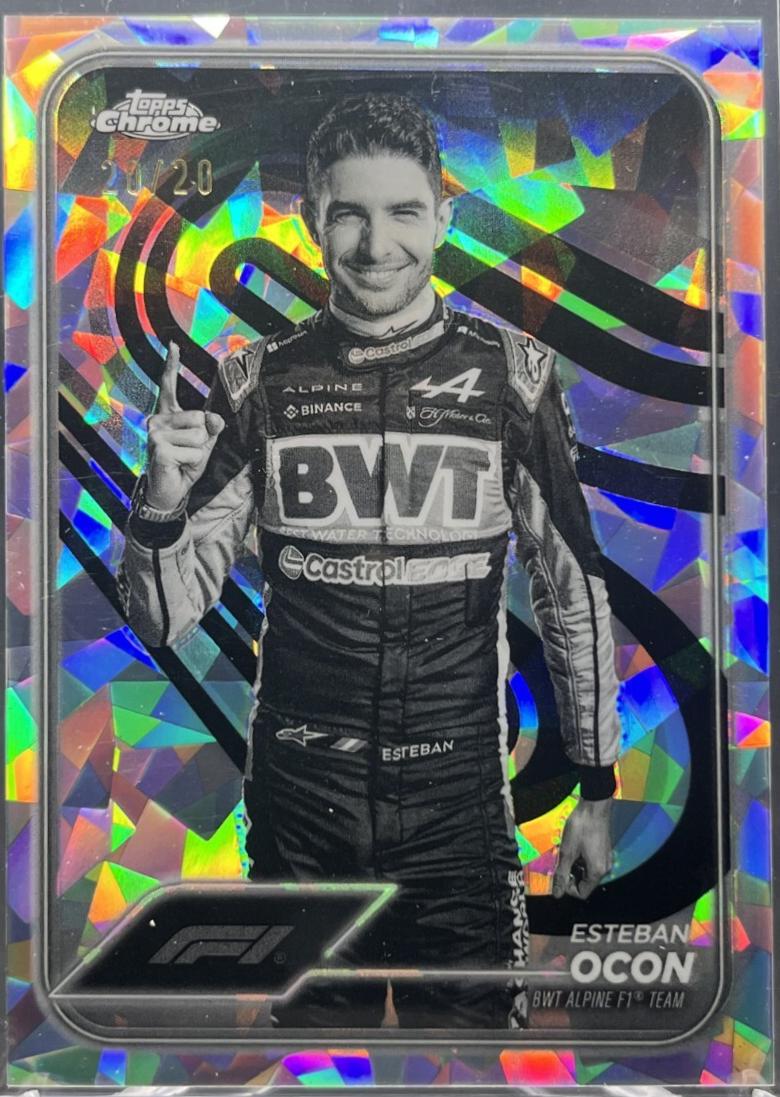 Esteban Ocon [Black White Sapphire] #9