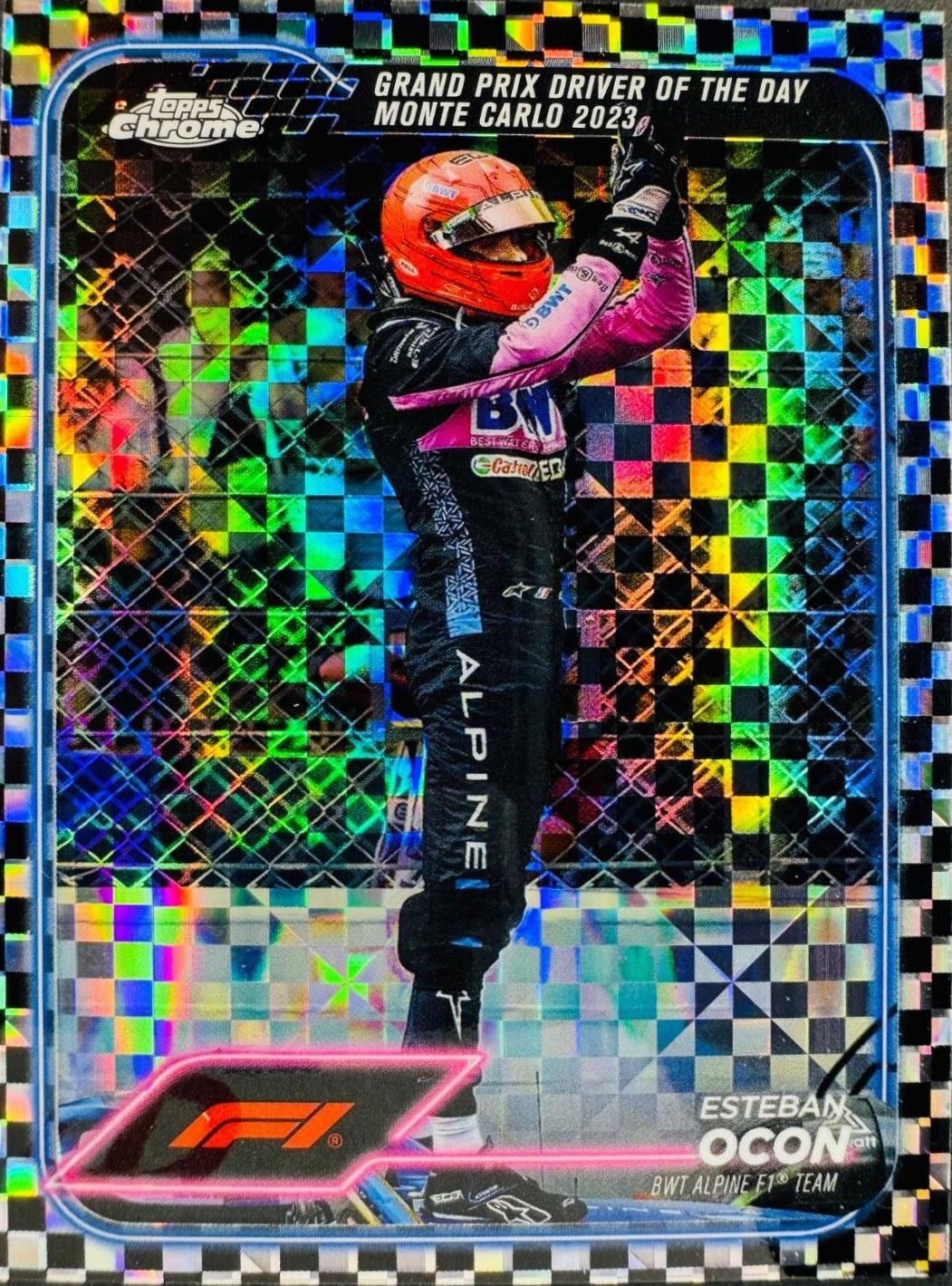 Esteban Ocon [Checker Flag Refractor] #164