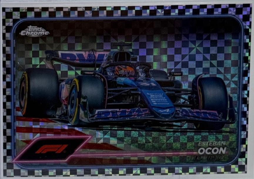 Esteban Ocon [Checker Flag Refractor] #81