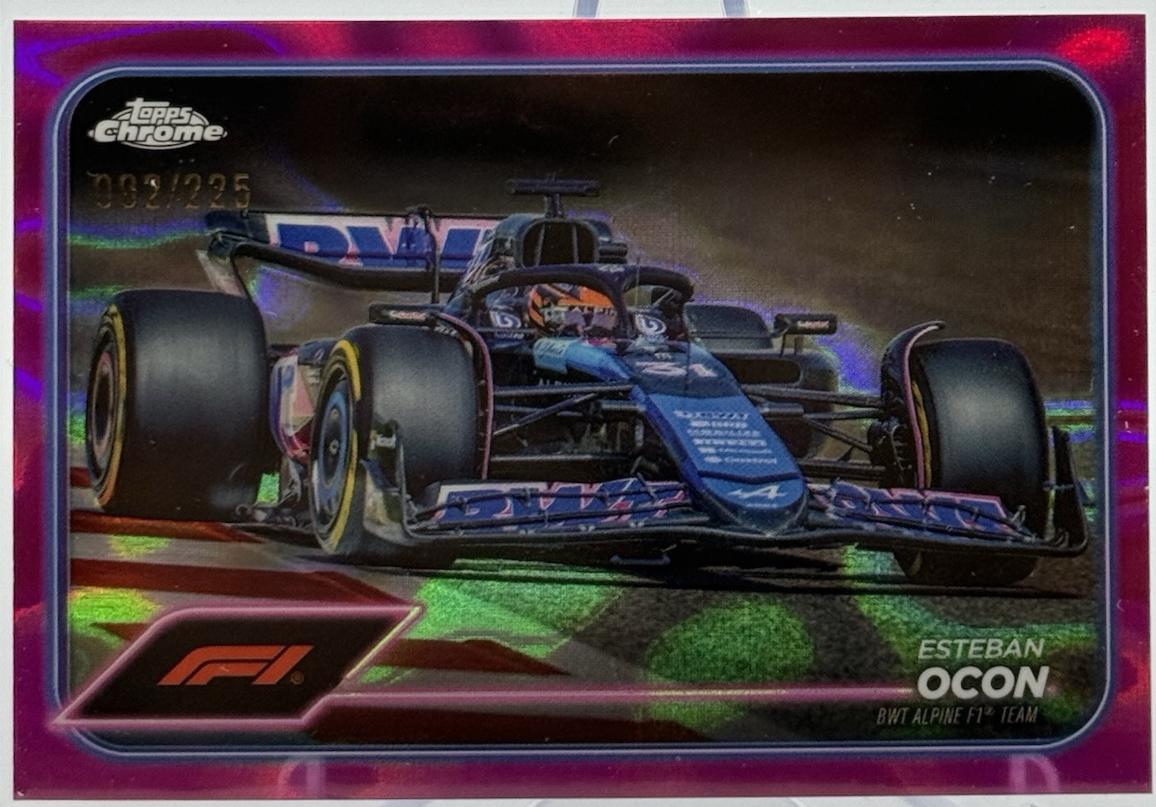 Esteban Ocon [Fuchsia Lava Refractor] #81