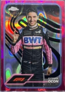 Esteban Ocon [Fuchsia Lava Refractor] #9