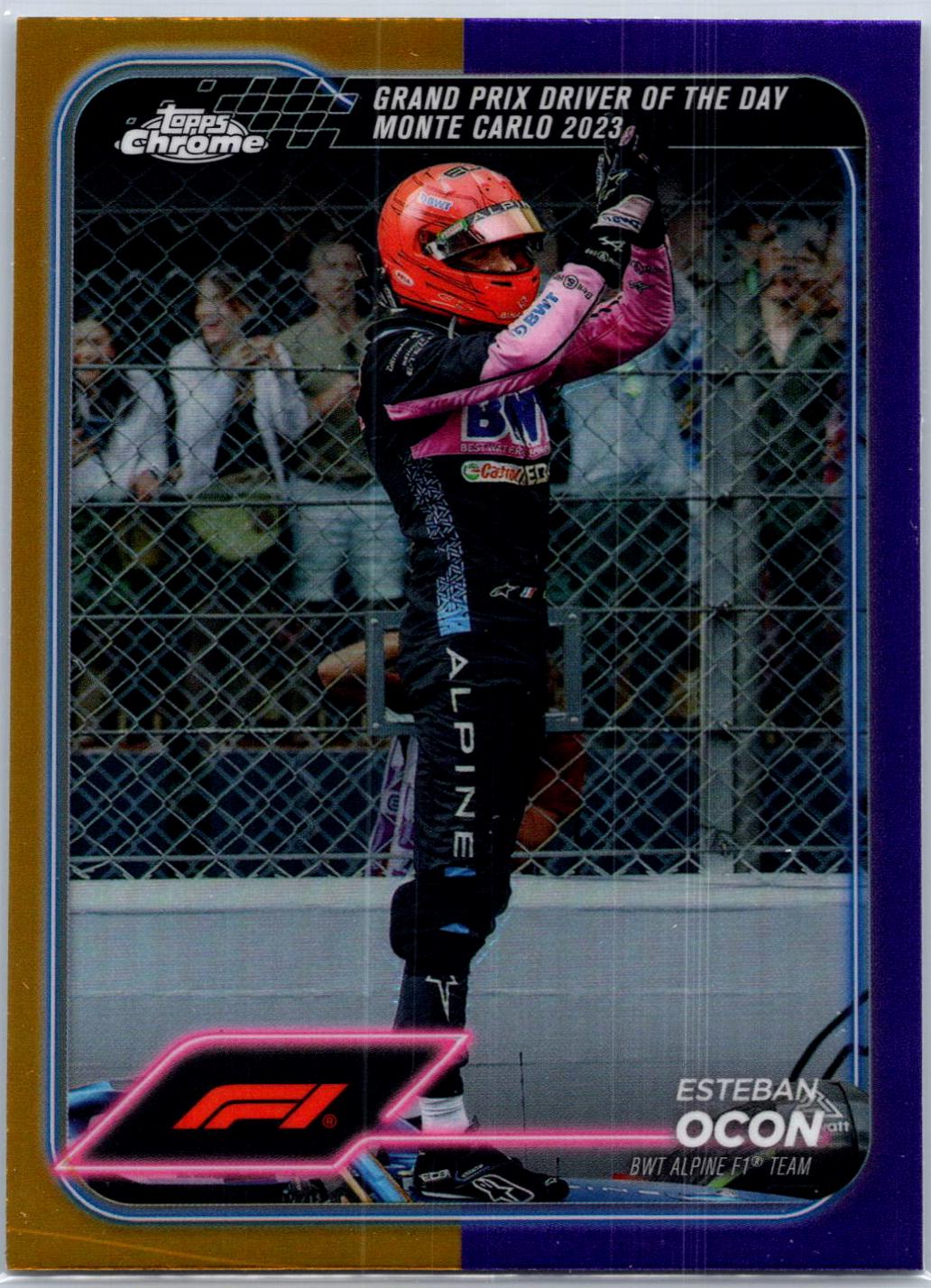 Esteban Ocon [Gold Purple Refractor] #164