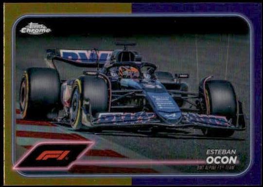 Esteban Ocon [Gold Purple Refractor] #81