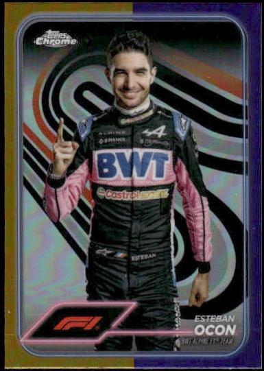 Esteban Ocon [Gold Purple Refractor] #9
