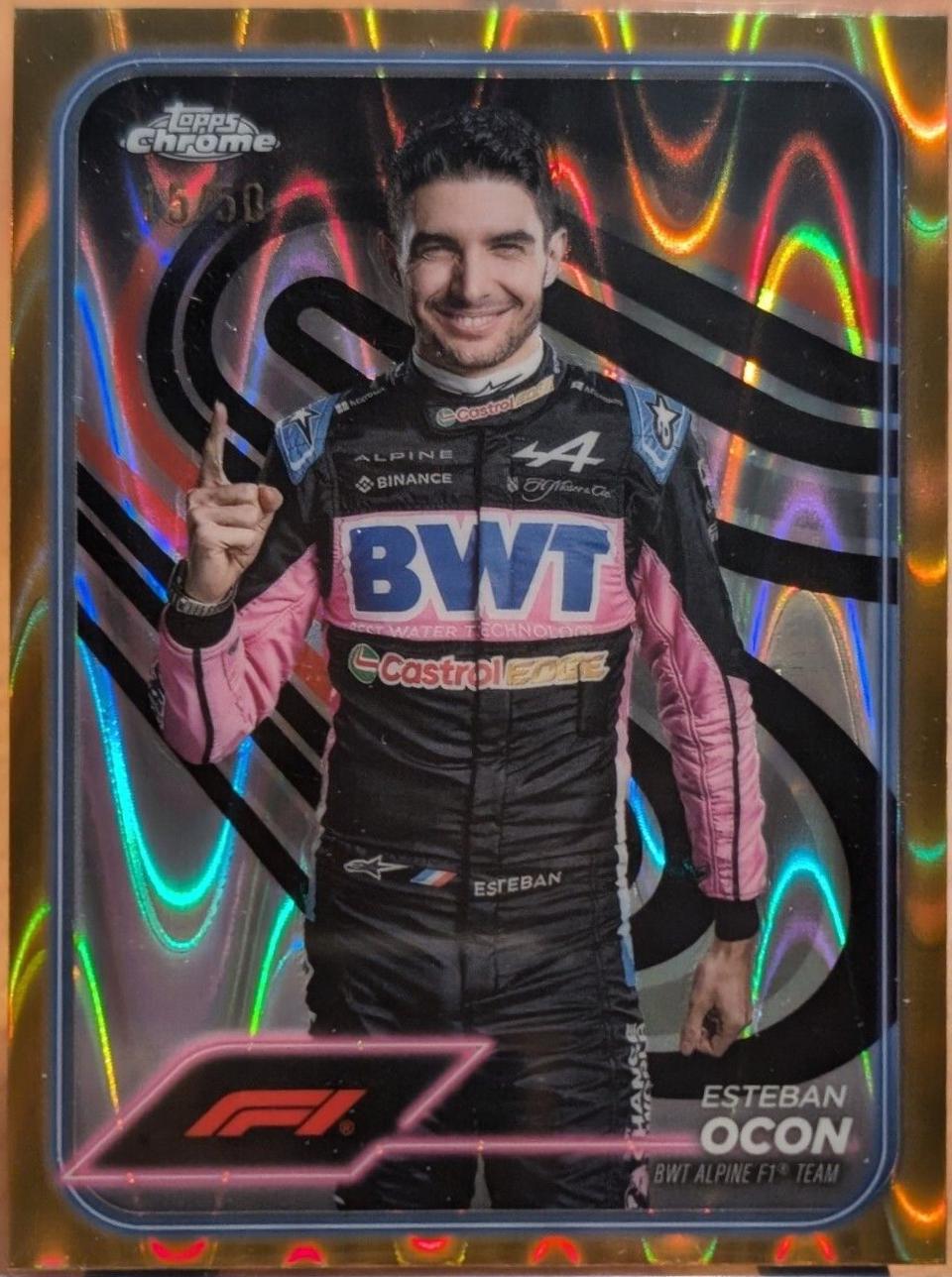 Esteban Ocon [Gold RayWave Refractor] #9