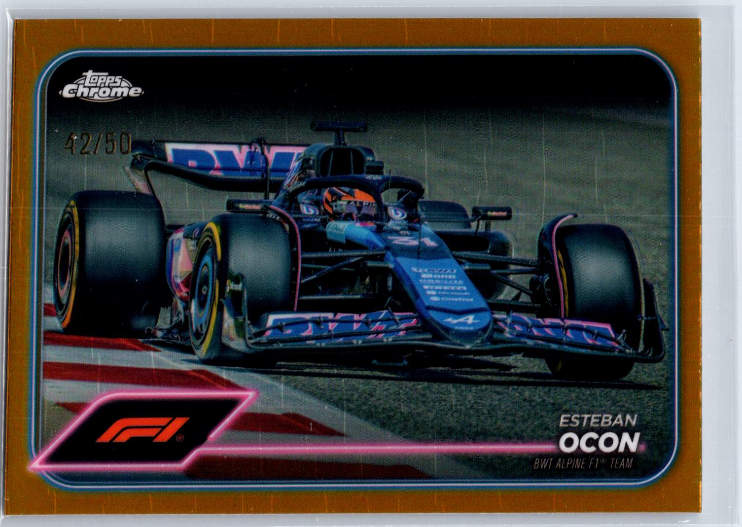 Esteban Ocon [Gold Refractor] #81
