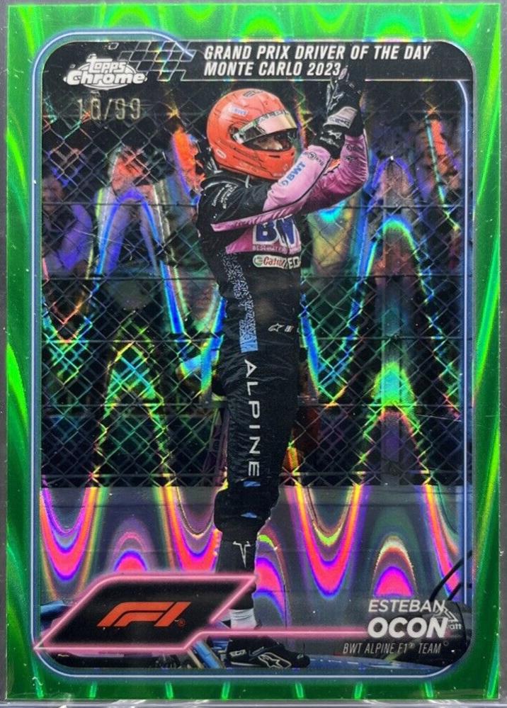 Esteban Ocon [Green RayWave Refractor] #164