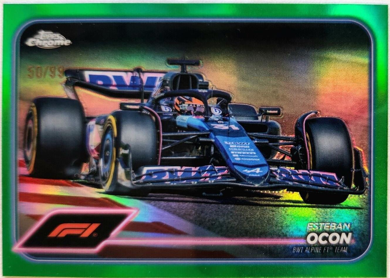 Esteban Ocon [Green Refractor] #81