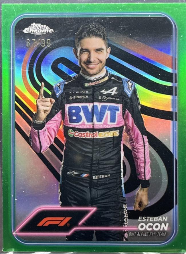 Esteban Ocon [Green Refractor] #9