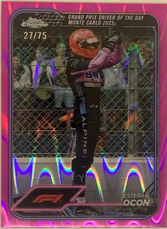 Esteban Ocon [Pink RayWave Refractor] #164