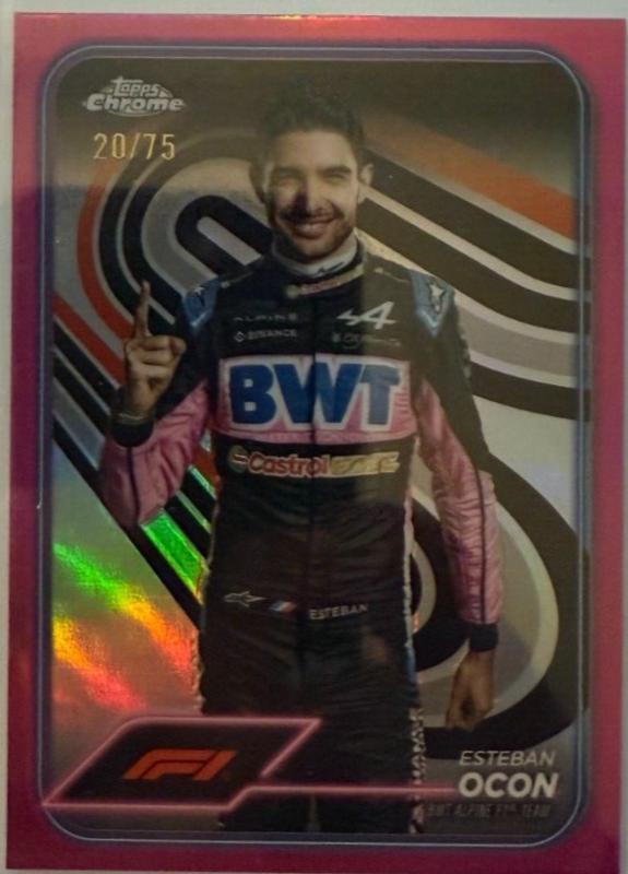 Esteban Ocon [Pink Refractor] #9