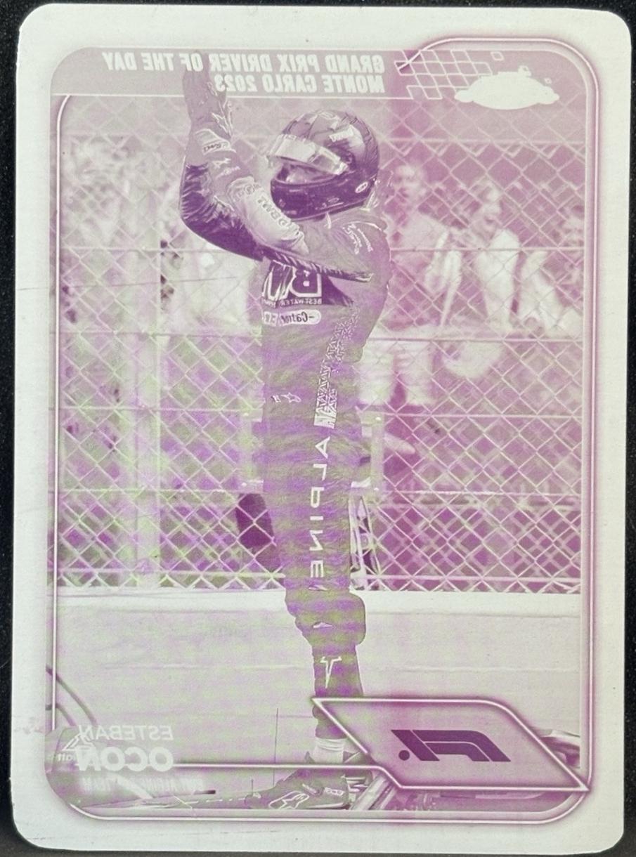 Esteban Ocon [Printing Plate] #164